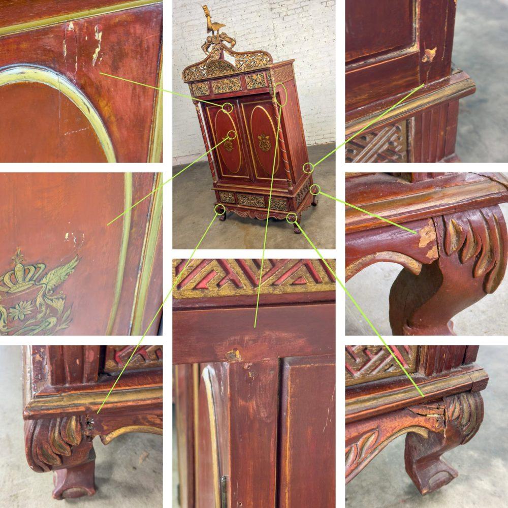 19th to Early 20th Century Indonesian Maduran Imperial Wedding or Jodang Dowry Chest for Groom
