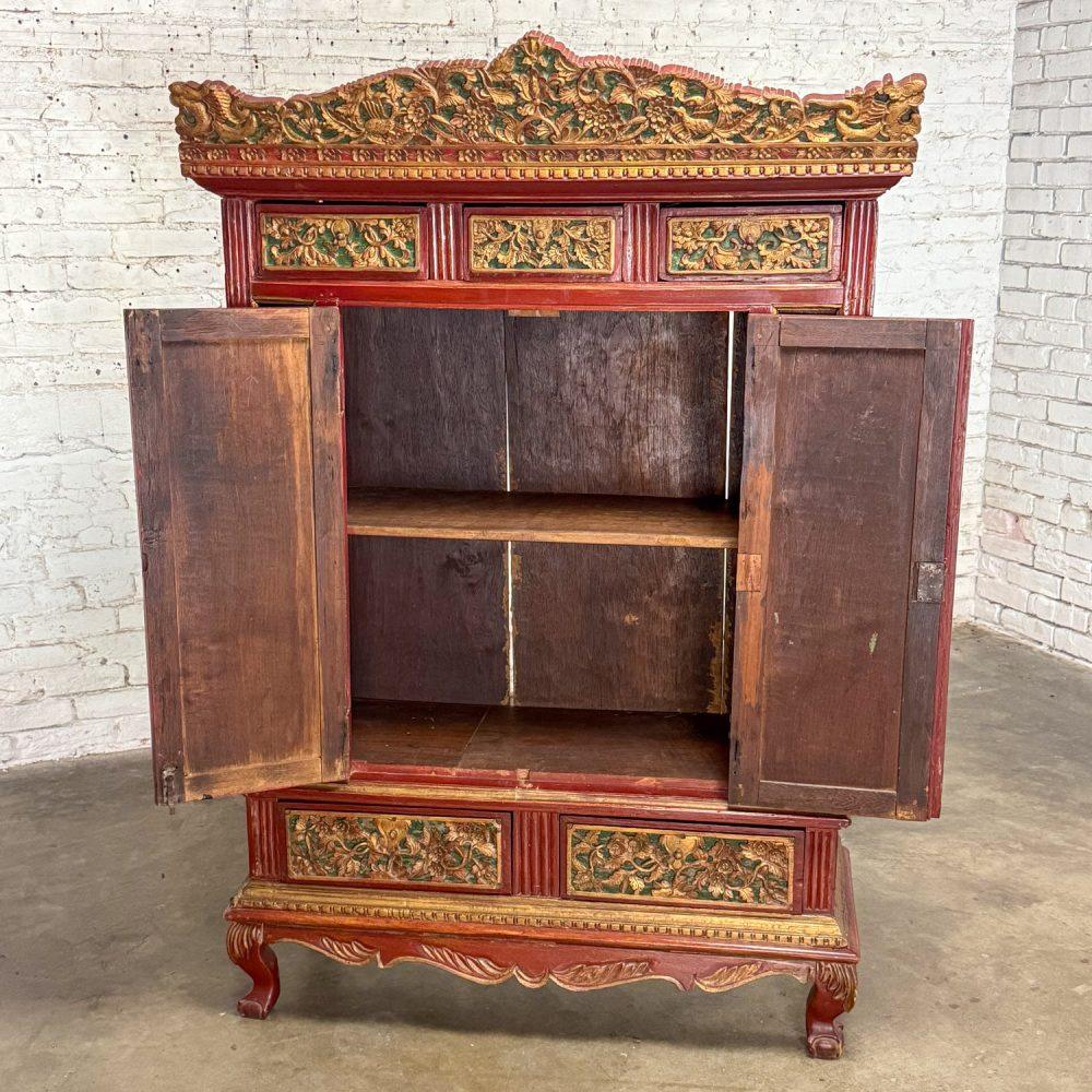 19th to Early 20th Century Indonesian Maduran Imperial Wedding or Jodang Dowry Chest for Bride