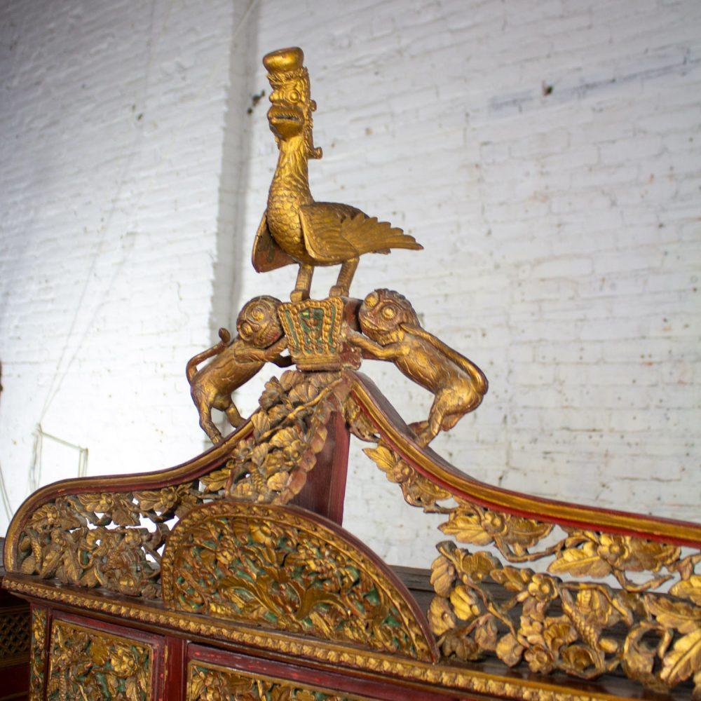19th to Early 20th Century Indonesian Maduran Imperial Wedding or Jodang Dowry Chest for Groom