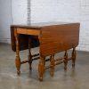 Late 19th to Early 20th Century William & Mary Style Dining Table Walnut Drop Leaf Expanding Gateleg by Abernathy