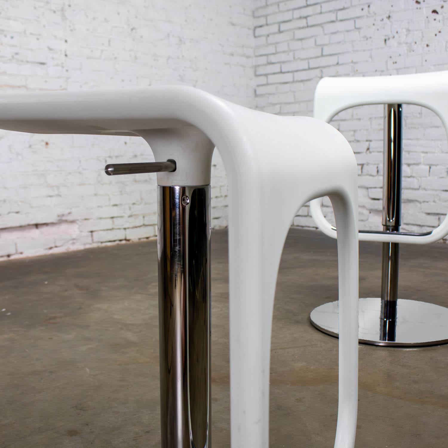 Early 21st Century Modern Vintage IKEA Urban Barstools Made in Italy by Carl Ojerstam a Pair