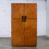 Late 20th Century Modern to Art Deco Revival Entertainment Arbus Armoire 6000 Series by Henredon